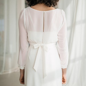 Bridaltopper bridal blouse Sawyer image 4
