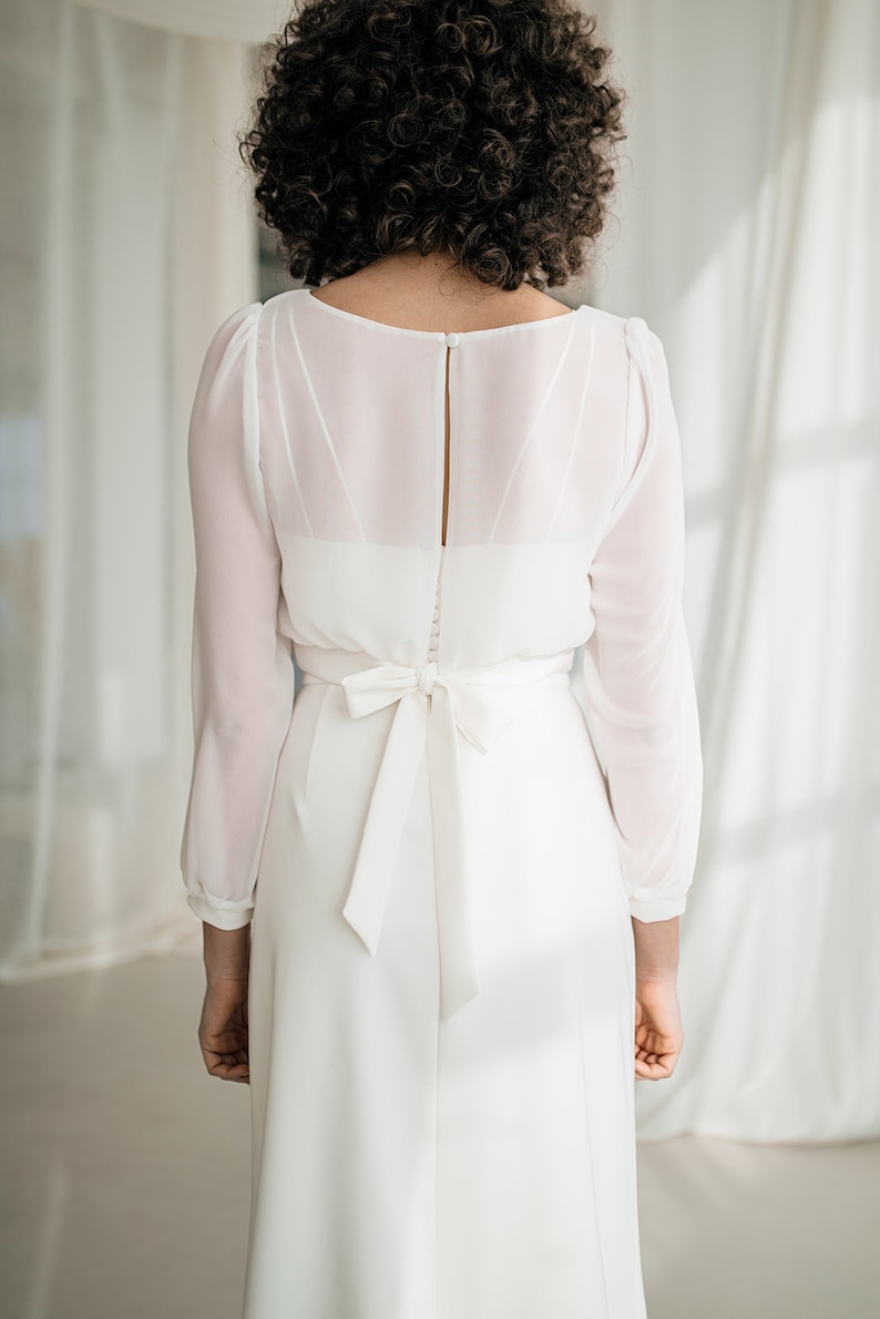 Bridaltopper bridal blouse Sawyer image 4
