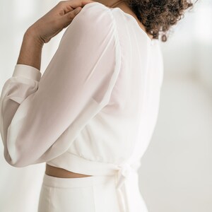 Bridaltopper bridal blouse Sawyer image 5