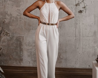 Bridal jumpsuit Audrey