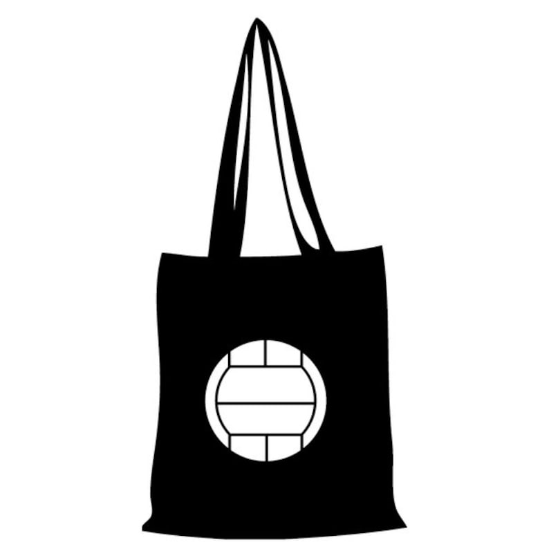 Cotton Bag Volleyball-Black