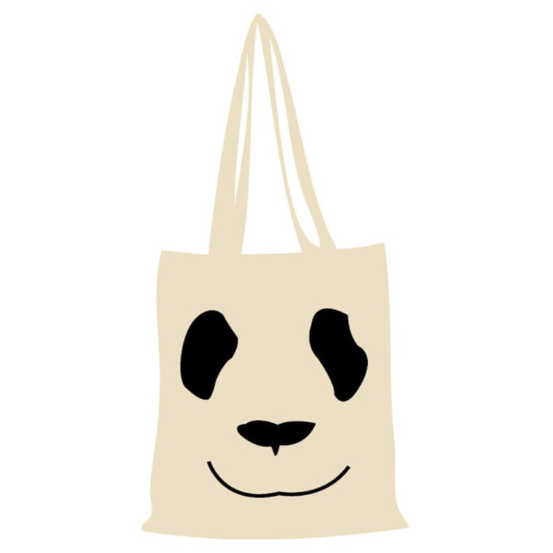 Cotton Bag Panda-nature