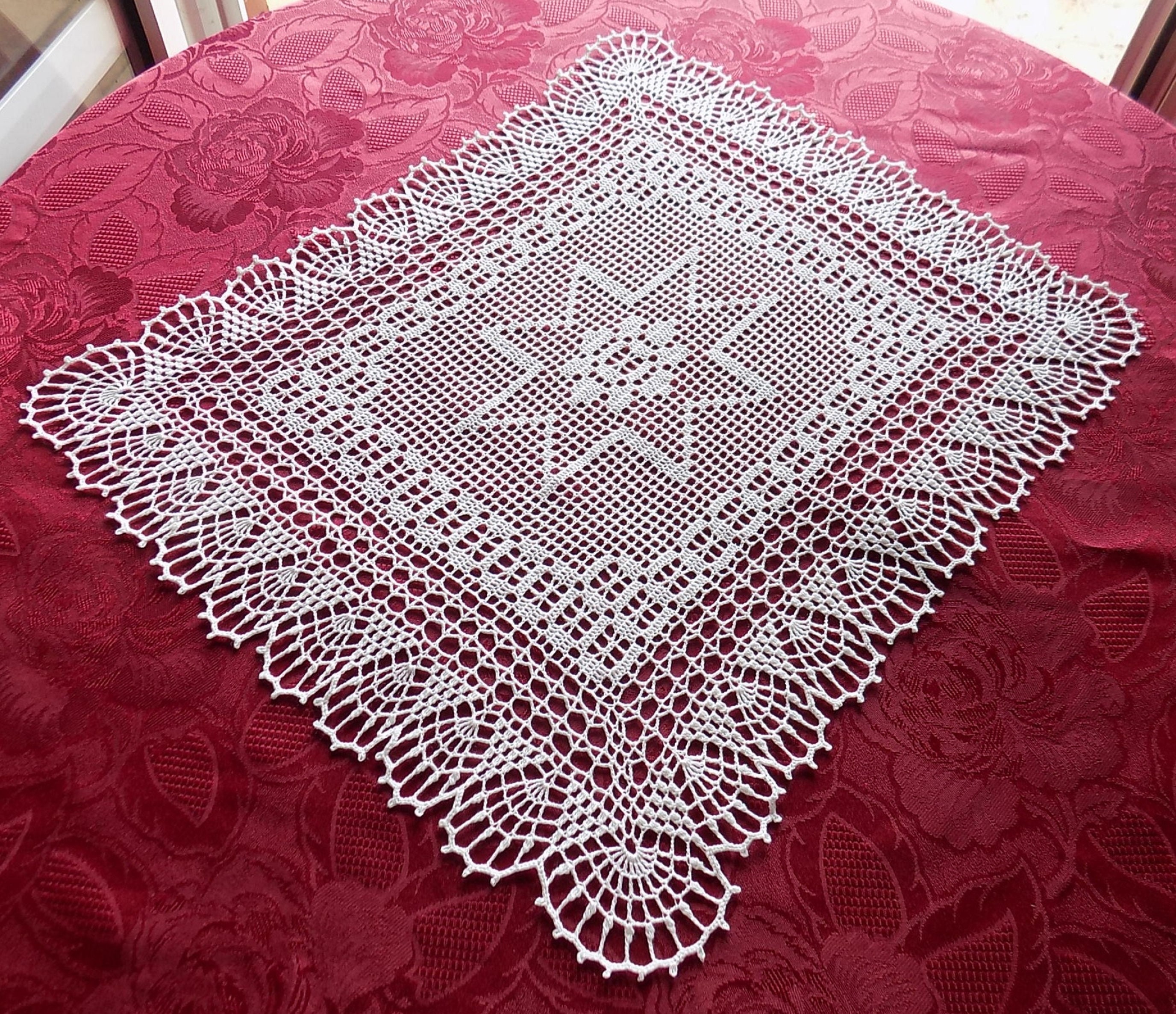Christmas Blanket With Star Crochet Blanket Etsy UK