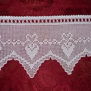 Crochet Gardine &quot;Emma&quot;