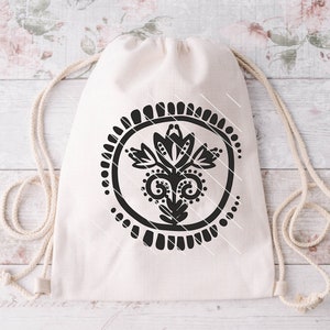 Skandi Blomma #1 - eine Blume im skandinavischen Stil Skandinavisches Blumenmotiv Plotterdatei Plottervorlage png svg dxf