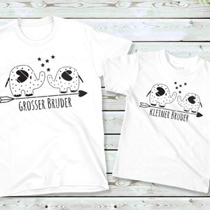 Little Big Brother Elephant - para o modelo de plotter de arquivo de plotter de irmão mais novo e mais velho png svg dxf