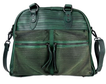 manbefair Shoulder Bag Henrietta Leather green