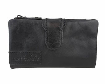 manbefair Ladies Purse Elisa Leather black