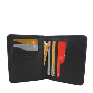 manbefair Card Case Riga Leather black