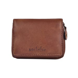 manbefair Ladies Purse Little Marta Leather reddish-brown