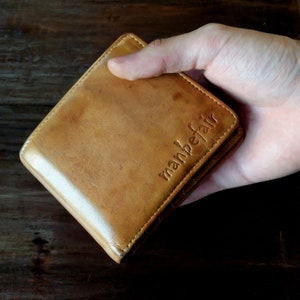 manbefair Wallet Jake Leather cognac