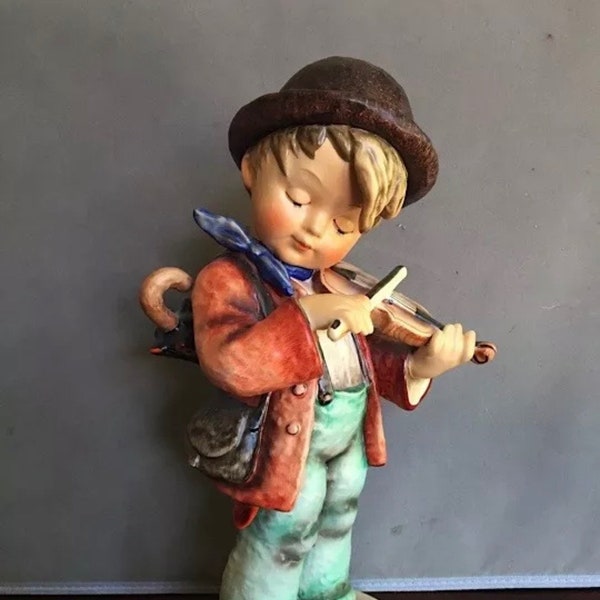 Vintage Hummel "Little Fiddler" 11" Figurine, Mold 2/II, TMK 5, EUC
