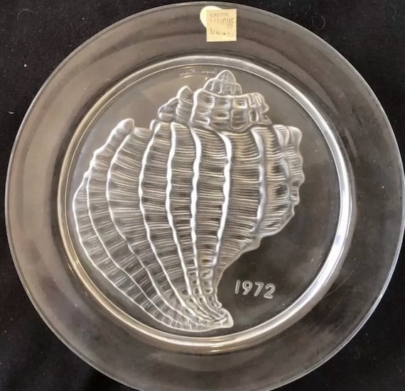 Lalique イヤープレート 1972 皿 プレート 希少！ラリック Lalique