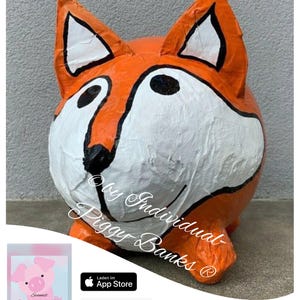 Spardose Fuchs XXL Geldgeschenk Jäger Geschenk Geburtstag Kartenbox Geschenkbox