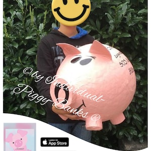 Sparschwein XXXL Sehr grosses Sparschwein Briefbox Kartenbox Umschlagbox Box für Umschläge Geldgeschenke Box Box für Karten U: 120 cm