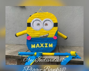 Piñata Minion  Schlagpinata Kindergeburtstag Einschulung Geschenk Hochzeit