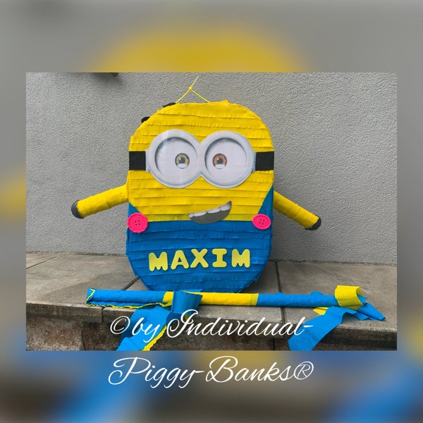 Piñata Minion  Schlagpinata Kindergeburtstag Einschulung Geschenk Hochzeit