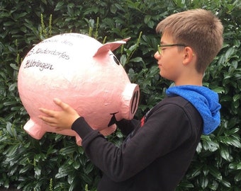 Sparschwein XXXL Sehr grosses Sparschwein Briefbox Kartenbox Umschlagbox Box für Umschläge Geldgeschenke Box Box für Karten U: 120 cm