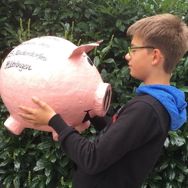 Sparschwein XXXL Sehr grosses Sparschwein Briefbox Kartenbox Umschlagbox Box für Umschläge Geldgeschenke Box Box für Karten U: 120 cm