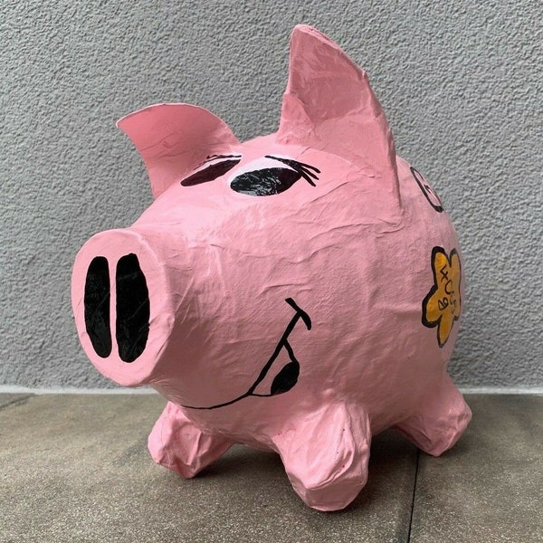 Piggy bank Greta gift birth baptism money gift money gifts box pig baptism gift gift for the birth of my 1st piggy bank