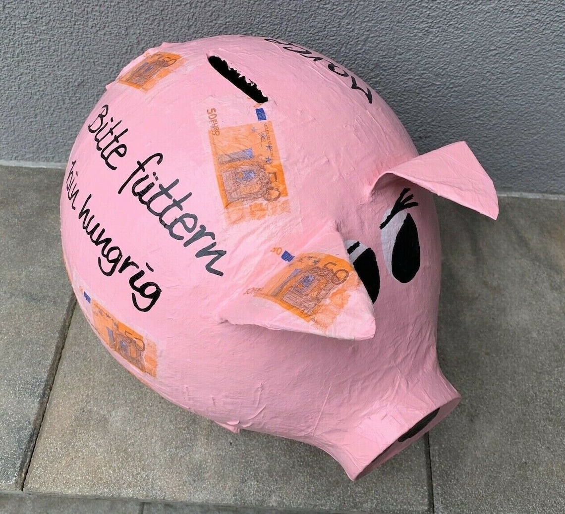 piggy bank xxl 50 birthday gift money gift card box money