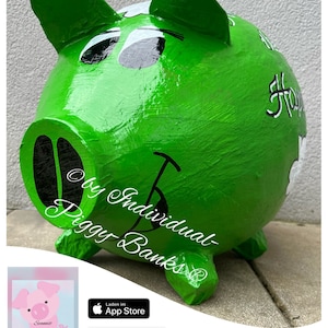 Sparschwein XXL 60. Geburtstag Glücksschwein Kleeblätter Wunscherfüller Geldbox
