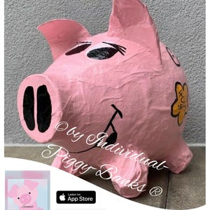 Tirelire Greta cadeau naissance baptême argent cadeau argent cadeaux boîte cochon baptême cadeau cadeau pour la naissance de ma 1ère tirelire