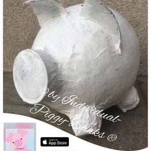 Piggy Bank Money Gift Blank for Self-Design Wedding Birthday BOX