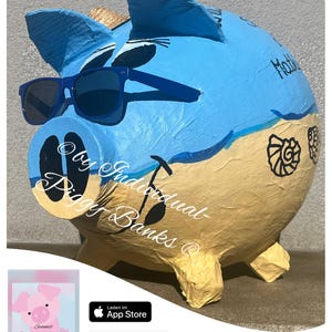 Sparschwein XXL Urlaubskasse Bali Urlaubsschwein Geldgeschenk Kartenbox Briefbox