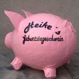 Sparschwein XXL Geldgeschenk 30.Geburtstag Briefbox Kartenbox Box für Umschläge Bild 5