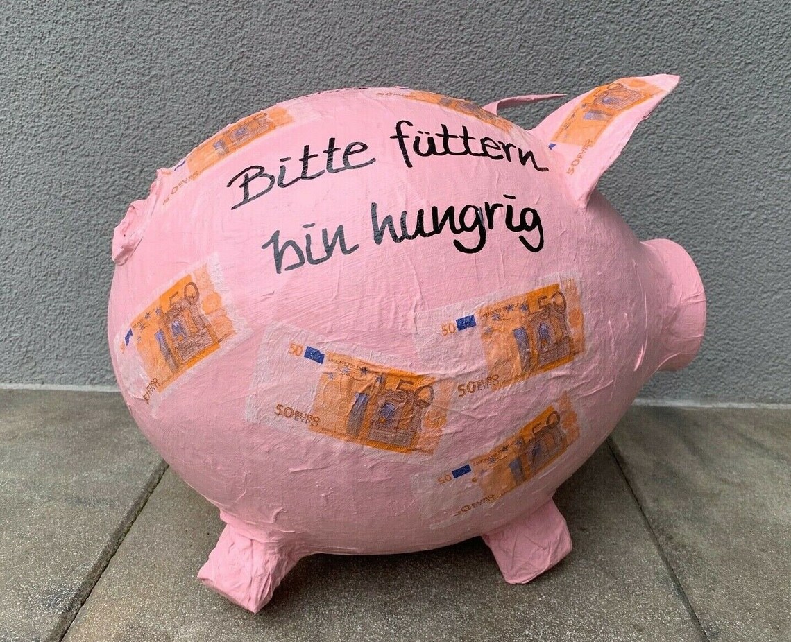 piggy bank xxl 50 birthday gift money gift card box money
