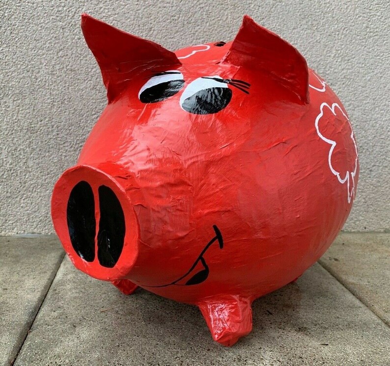 Sparschwein XXL 50. Geburtstag Geschenk Geldgeschenk Briefbox Kartenbox Schwein Bild 7