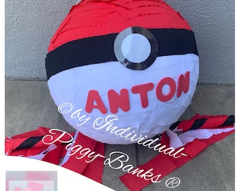 Pinata Pokeball Punching Pinata Children's Birthday Money Gifts Boxing Ball