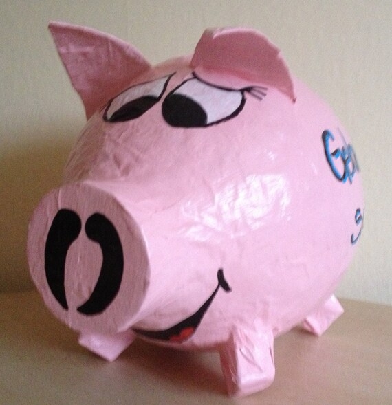 Geburtstag Geschenk Geldgeschenk Briefbox Kartenbox Schwein Sparschwein XXL 50