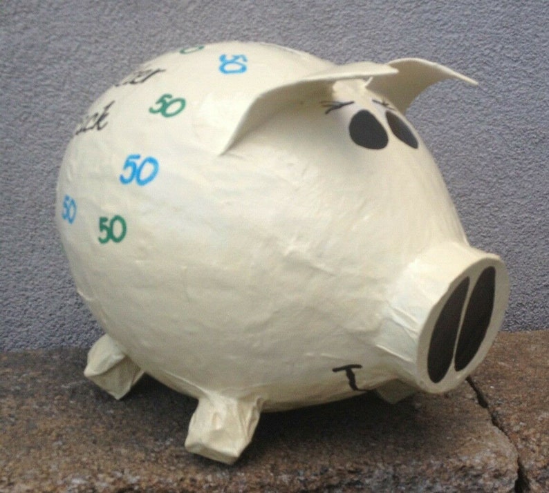 Sparschwein XXL Alter Sack 50. Geburtstag Schwein Briefbox Geldgeschenk Karten Bild 6