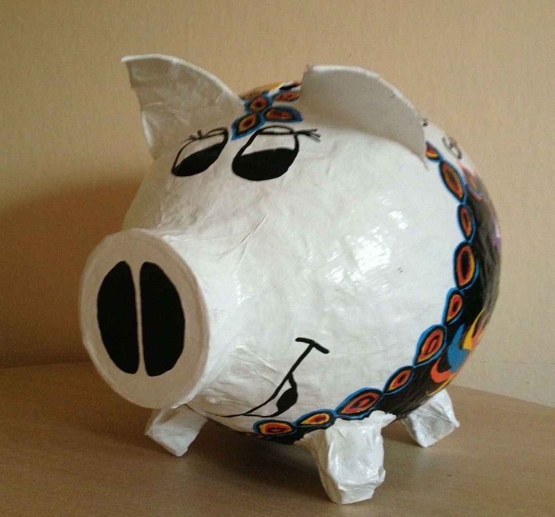 piggy bank xxl indian sow india gift birthday money gift
