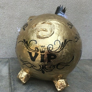 Sparschwein XXL Sweet 16 gold Geschenk 16 Geburtstag Geldgeschenk Kartenbox Bild 9