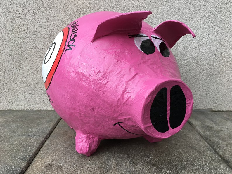 piggy bank xxl money gift letterbox card box birthday