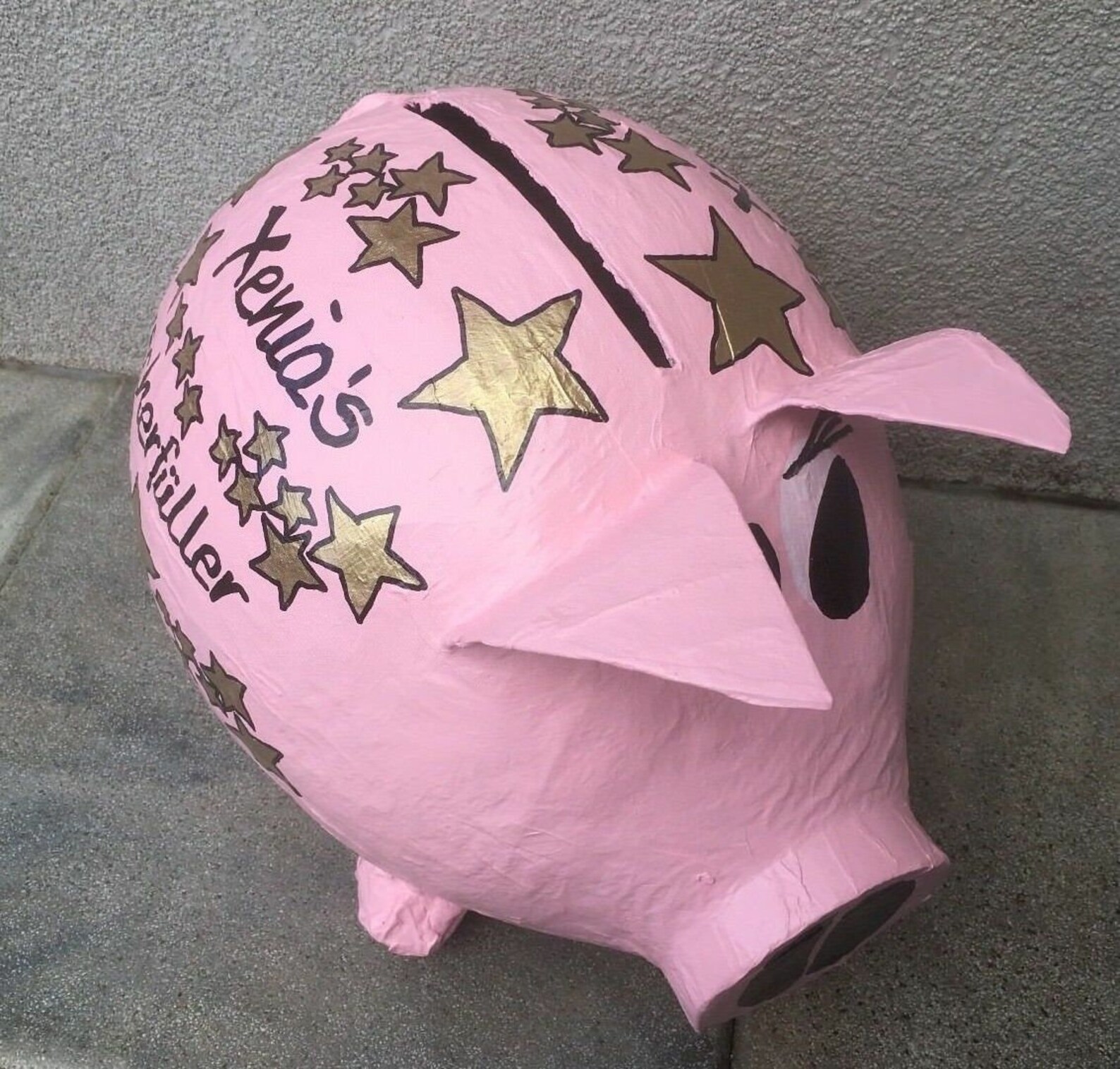 piggy bank xxl wishful pig money gift 40th birthday card