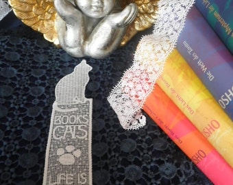 Ornamental lace bookmark (7pcs)