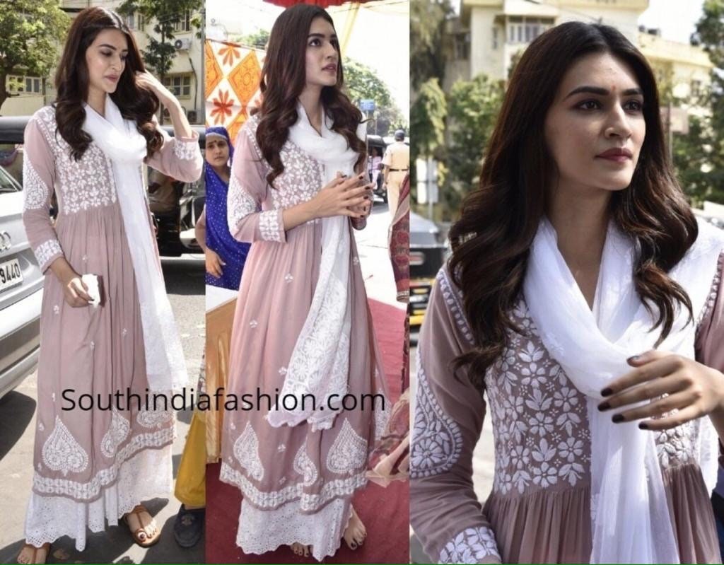 Buy Veroniq Trends-bollywood Star Kriti Sanon Inspi Taupe Color