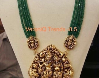 Gold Laxmi Pendant - Etsy Denmark
