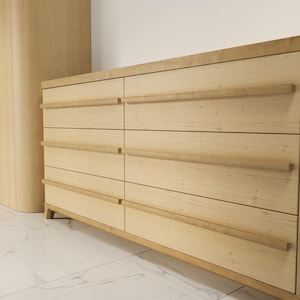Schubladengriff aus Eichenholz U-8015 – Ikea Besta Schrankgriff für Küche, Schlafzimmer, Flur, moderne Möbel