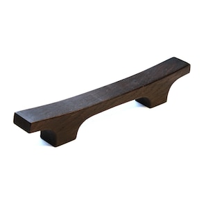 Catalonia wooden handles OSAKA, Japan style handles, furniture made of solid wood, curved, IKEA furniture
