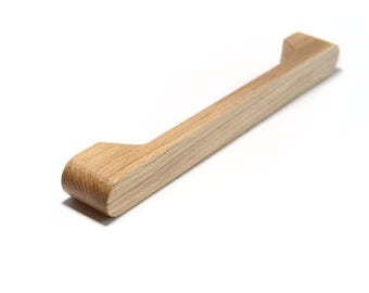 Oak handles for IKEA PAX, wooden cabinet handles U-4305, bedroom wardrobe, hallway, living room, Wood Drawer Handle, hand-made