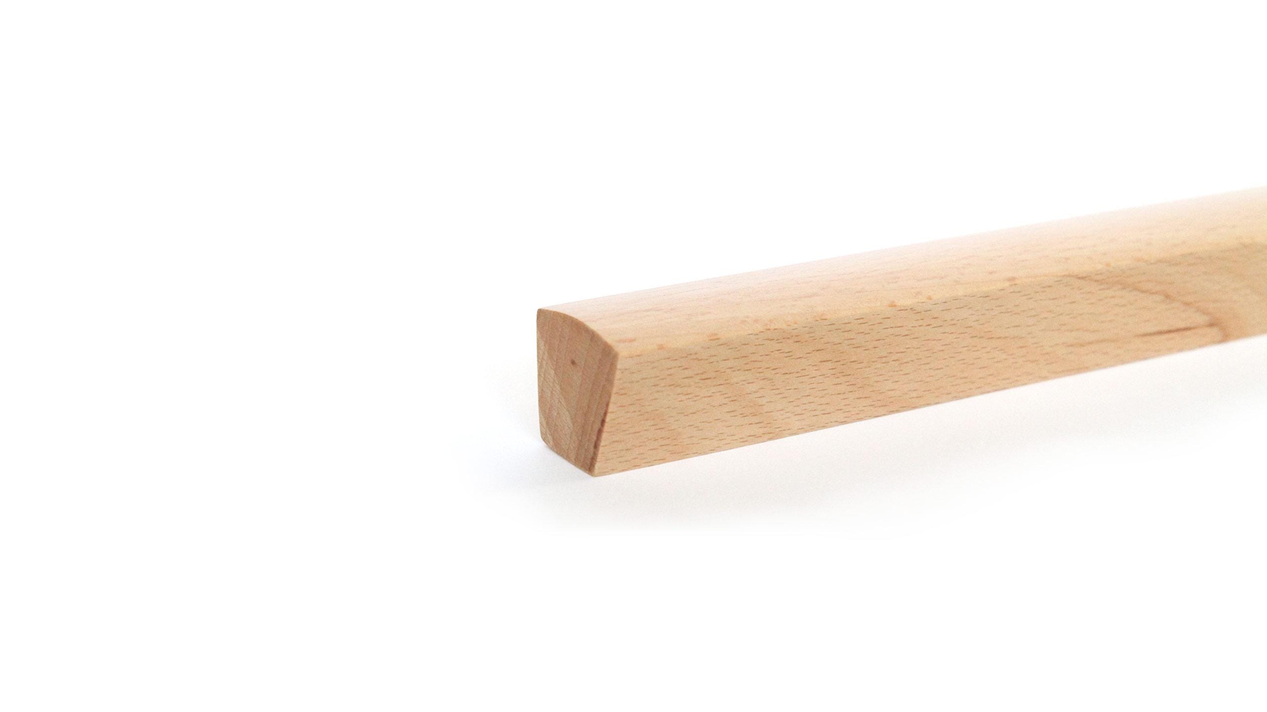 Beech Cabinet Pull, Wooden Handles U-8015, Modern kitchen Handles, Contemporary Drawer Handle, IKEA handle, furniture for kitchen