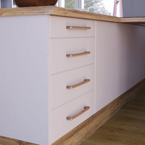 IKEA PAXドア用木製ハンドル オーク 2001 無垢材 ワードローブハンドル 家具用取っ手 キャビネット引き出し用ドア取っ手