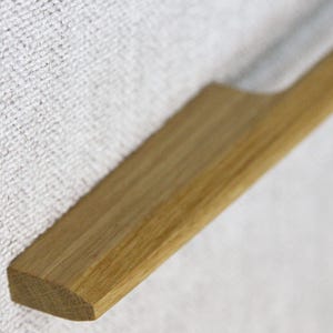 Wooden Handles Oak wood Cabinet Pull U-0916 Modern kitchen Handles Contemporary Drawer Handle