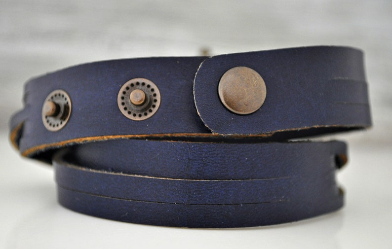 Lapis Lazuli Real Leather Watch imagen 2