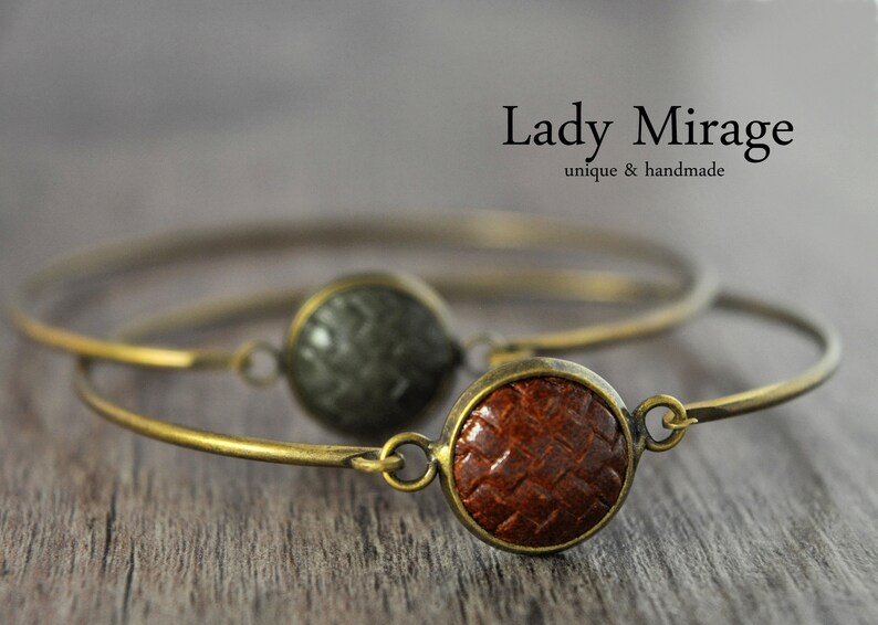 Leather Double Ring